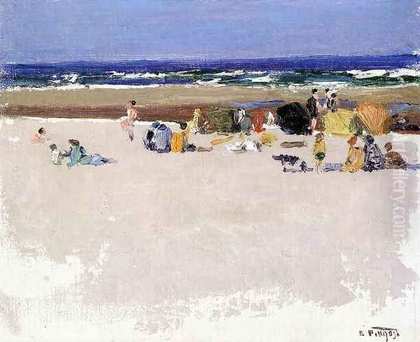 On the Beach I Oil Painting by Edward Henry Potthast