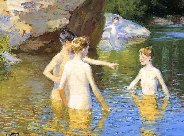 In the Summertime Oil Painting by Edward Henry Potthast