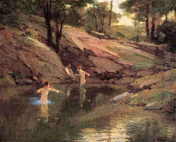 The Swimming Hole Oil Painting by Edward Henry Potthast