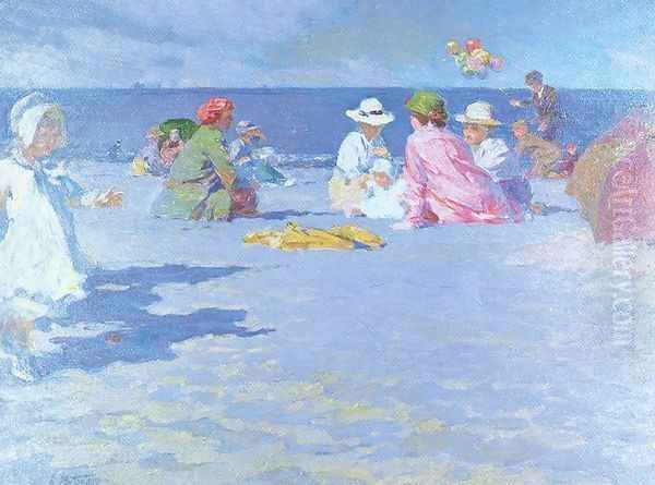 The Balloon Vendor 1910 Oil Painting by Edward Henry Potthast