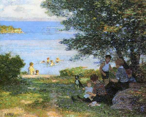 By the Water Oil Painting by Edward Henry Potthast