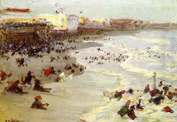 Coney Island Oil Painting by Edward Henry Potthast