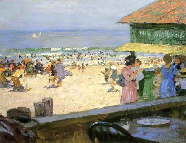 Beach Scene I Oil Painting by Edward Henry Potthast