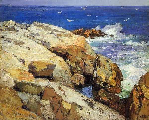 The Maine Coast Oil Painting by Edward Henry Potthast