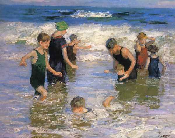 The Bathers 2 Oil Painting by Edward Henry Potthast