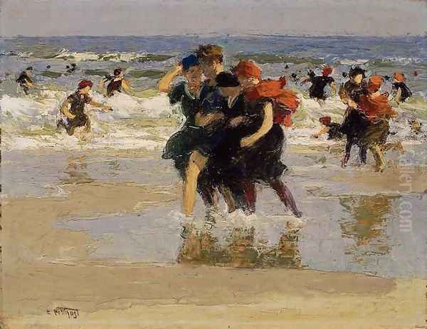 At the Seaside 3 Oil Painting by Edward Henry Potthast