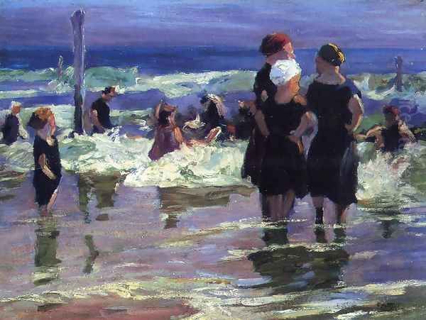 The Gossips Oil Painting by Edward Henry Potthast