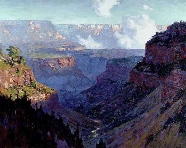 Looking Across the Grand Canyon, c.1910 Oil Painting by Edward Henry Potthast