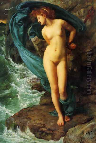 Sir John Andromeda Oil Painting by Sir Edward John Poynter