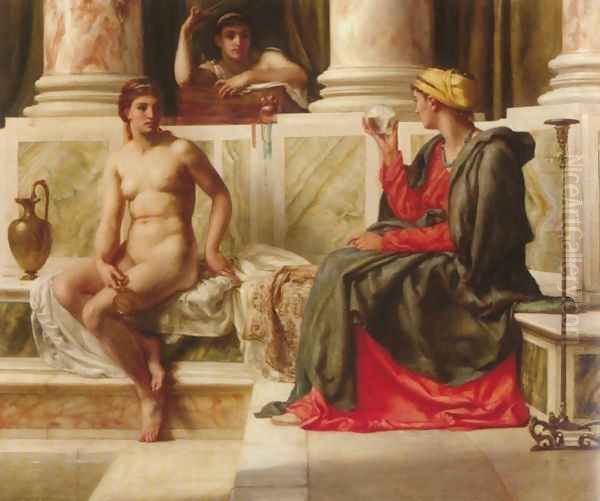 The fortune teller Oil Painting by Sir Edward John Poynter