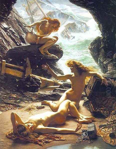 The Cave of the Storm Nymphs Oil Painting by Sir Edward John Poynter