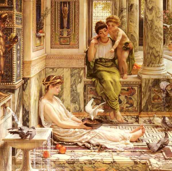 Corner Of The Villa Oil Painting by Sir Edward John Poynter