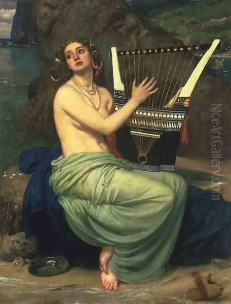 The Siren Oil Painting by Sir Edward John Poynter