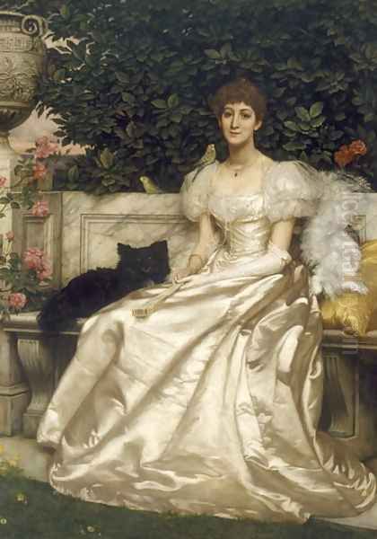 The Hon. Violet Monckton, 1899 Oil Painting by Sir Edward John Poynter