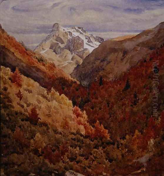 Mont Blanc, 1919 Oil Painting by Sir Edward John Poynter