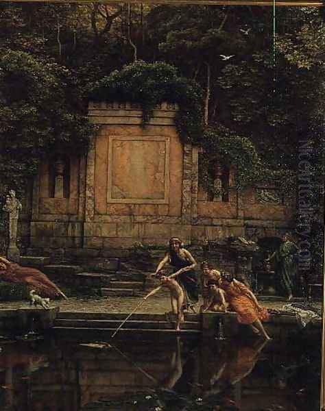 The Little Mishap, 1912 Oil Painting by Sir Edward John Poynter