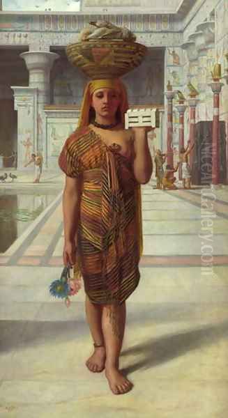 Offering to Isis, 1866 Oil Painting by Sir Edward John Poynter