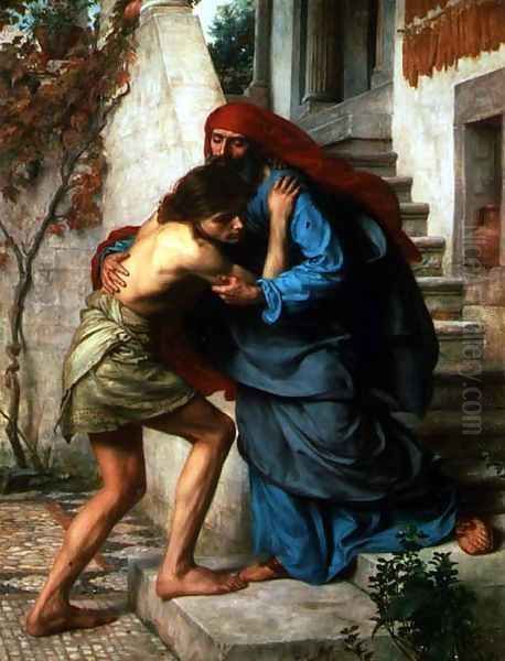 The Prodigals Return Oil Painting by Sir Edward John Poynter