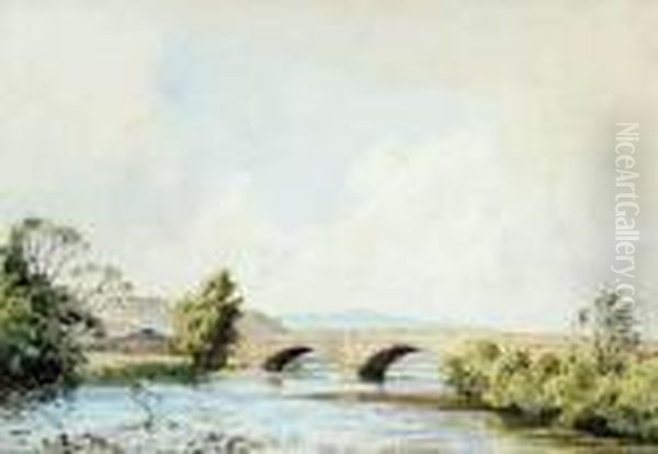 Coniston Bridge by Percy Lancaster