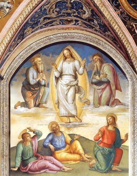 The Transfiguration Oil Painting by Pietro Vannucci Perugino