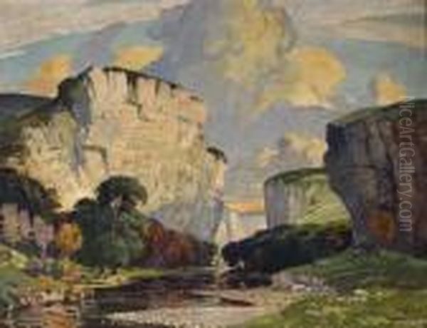 The Gorge Oil Painting by Percy Lancaster