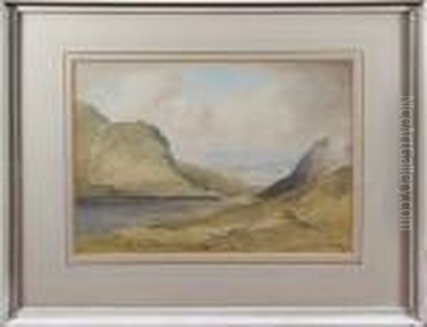 Grisedale Tarn Oil Painting by Percy Lancaster