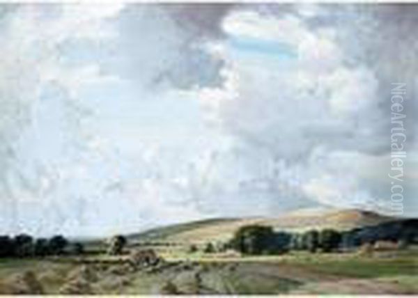 The Sussex Downs Oil Painting by Percy Lancaster