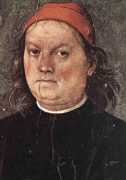 Self-Portrait Oil Painting by Pietro Vannucci Perugino