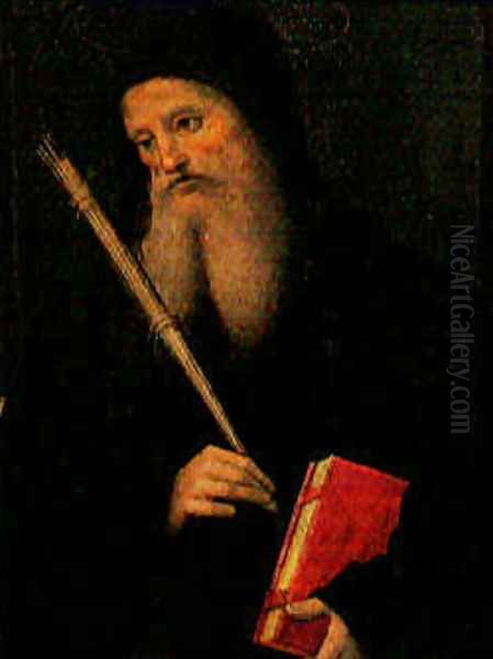 Saint Benedict Oil Painting by Pietro Vannucci Perugino