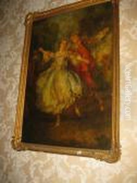 The Dancer Oil Painting by Nicolas Lancret