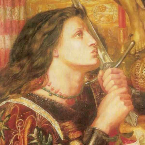 Joan of Arc Oil Painting by Howard Pyle