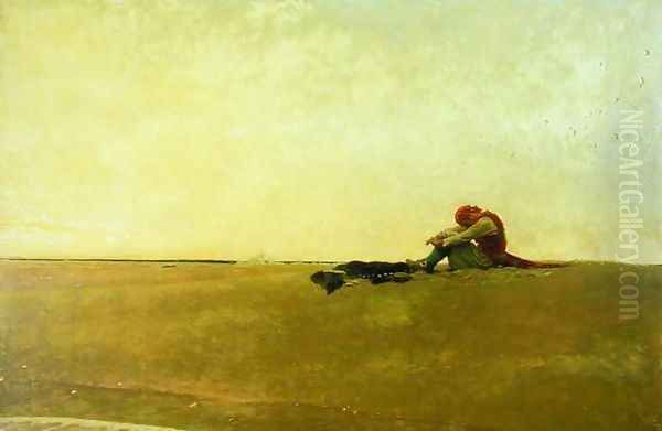 Marooned, 1909 Oil Painting by Howard Pyle