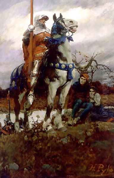 The Coming of Lancaster, 1908 Oil Painting by Howard Pyle