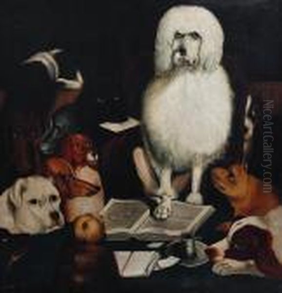 Laying Down The Law Oil Painting by Landseer, Sir Edwin