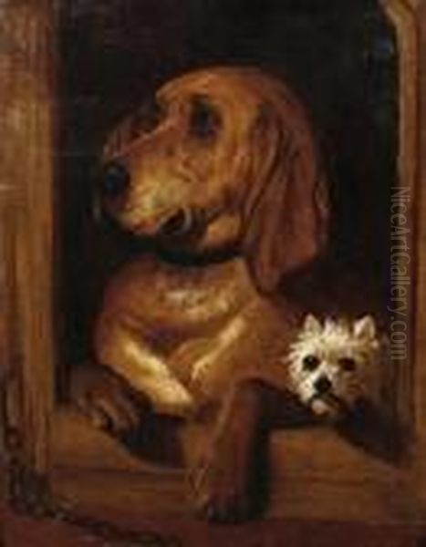 Dignity And Impudence Oil Painting by Landseer, Sir Edwin