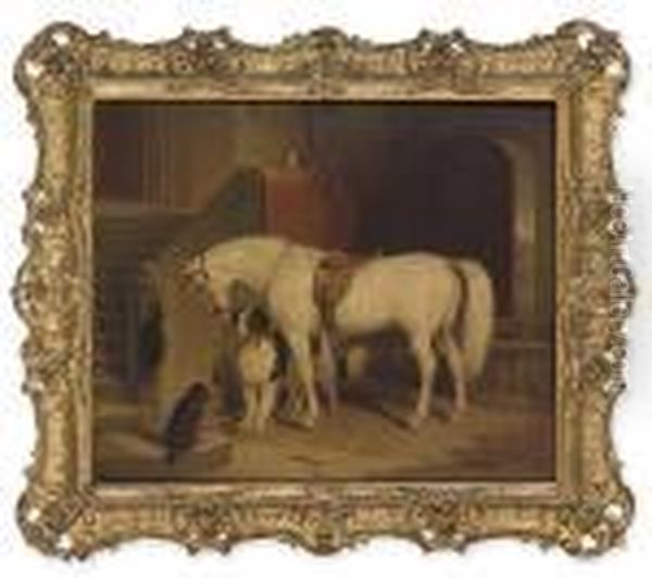 Prince George's Favourites Oil Painting by Landseer, Sir Edwin