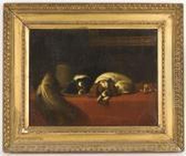 The Cavalier's Pets Oil Painting by Landseer, Sir Edwin