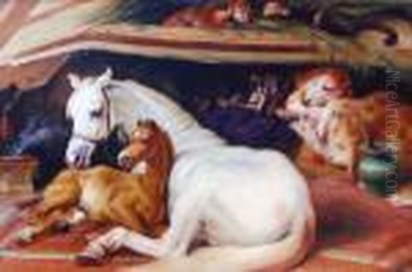 The Arab Tent Oil Painting by Landseer, Sir Edwin