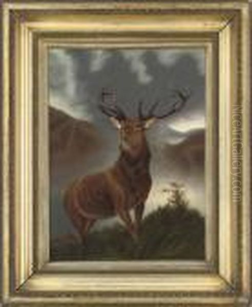 The Monarch Of The Glen Oil Painting by Landseer, Sir Edwin