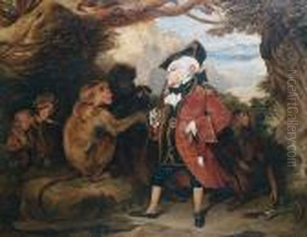 The Monkey Who Had Seen The World Oil Painting by Landseer, Sir Edwin