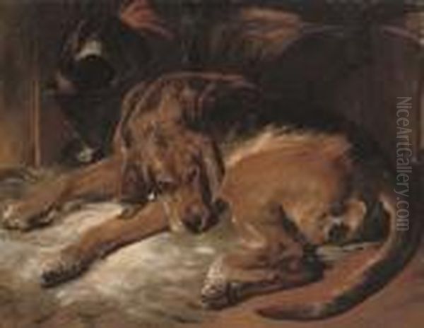 Countess Sleeping Oil Painting by Landseer, Sir Edwin