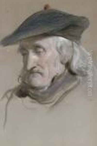 Head Of A Ghillie Oil Painting by Landseer, Sir Edwin