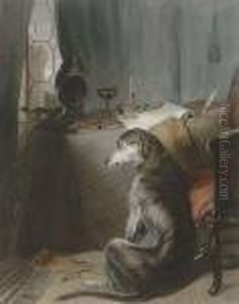 The Art Journal: Four Plates Oil Painting by Landseer, Sir Edwin