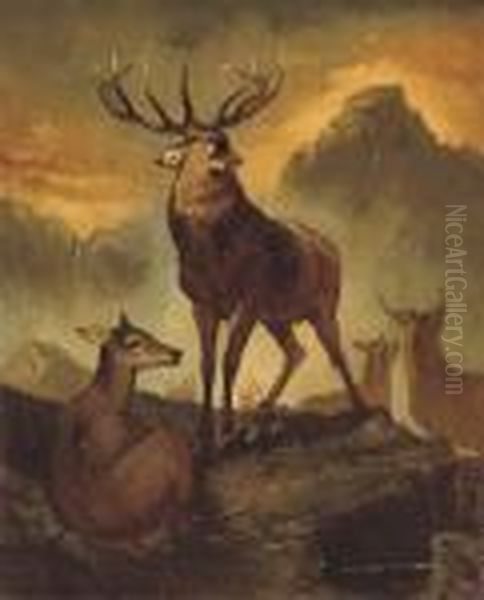 Scene In Braemar Oil Painting by Landseer, Sir Edwin