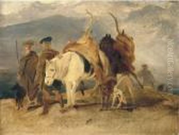 The Deerstalker's Return Oil Painting by Landseer, Sir Edwin