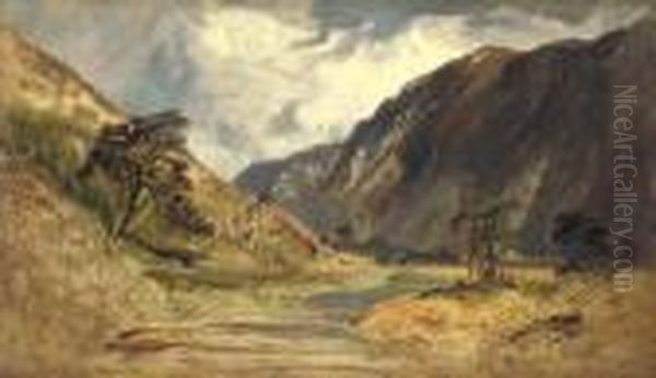 View Of Glenfeshie Oil Painting by Landseer, Sir Edwin