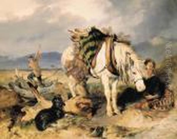 The Wood Cutter Oil Painting by Landseer, Sir Edwin