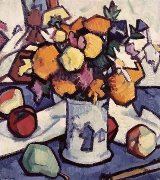 Anemones, c.1914 Oil Painting by Samuel John Peploe