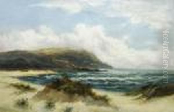 Coastal Landscape Oil Painting by William Langley