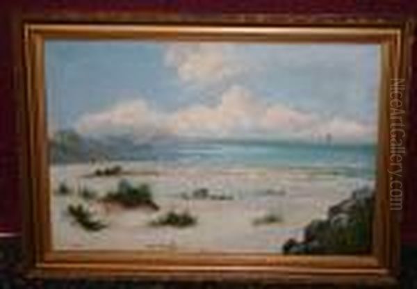 Coastal View Oil Painting by William Langley